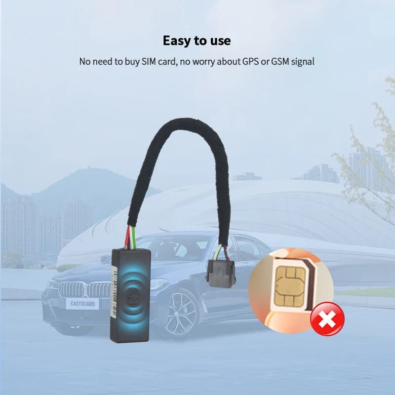 Module de commande sans fil par application pour smartphone pour entrée sans clé et démarrage du moteur – fonctionne avec le kit EC002/EC211 (ne peut pas être utilisé seul)