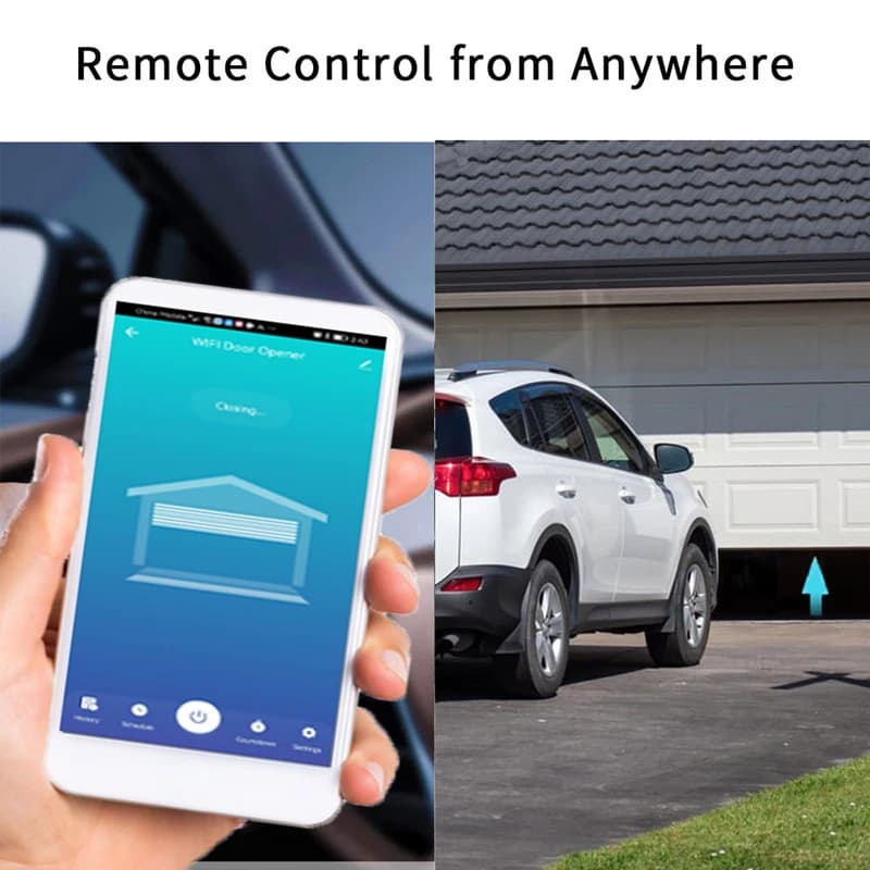 Contrôleur intelligent Wi-Fi pour ouvre-porte de garage coulissant