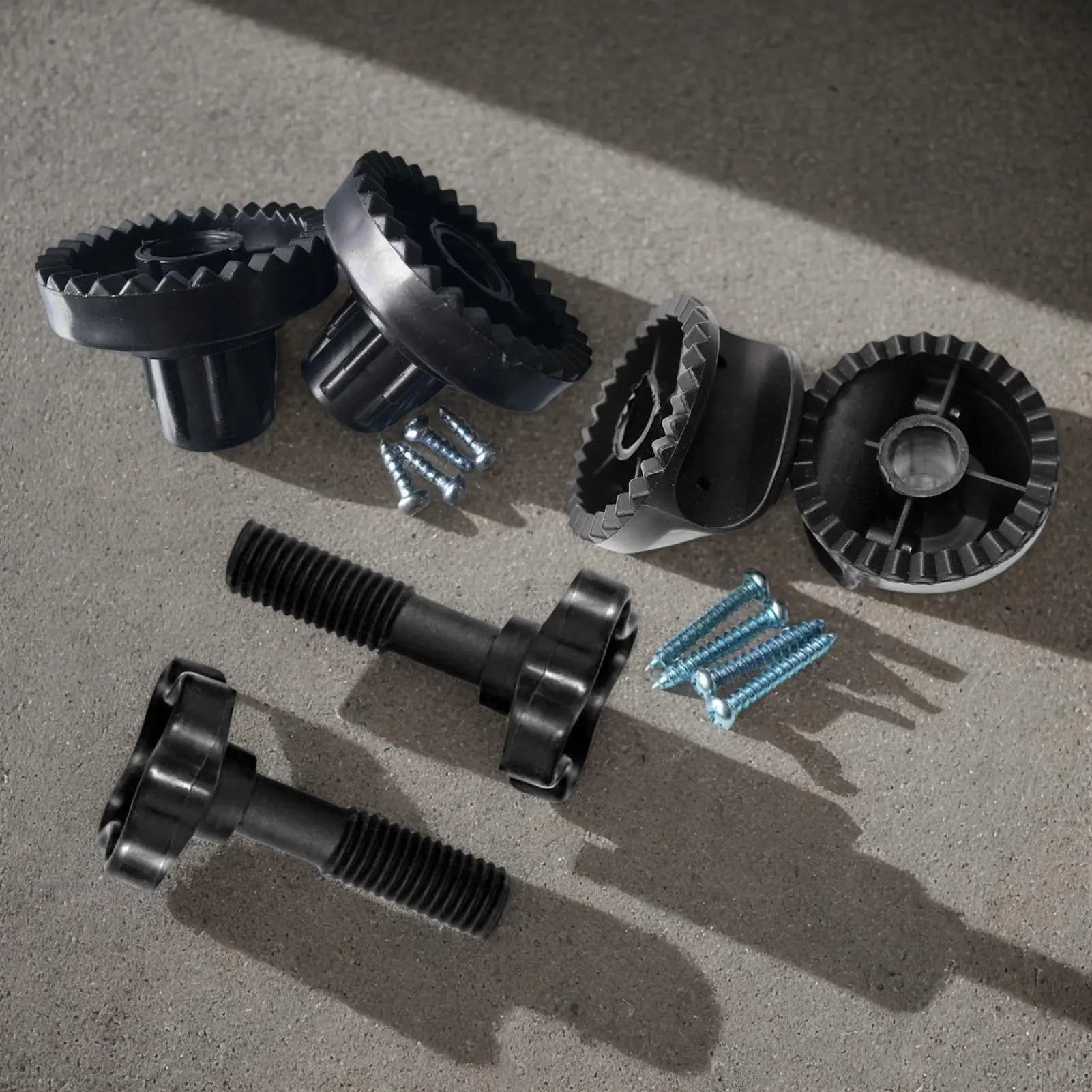 Kit d'accessoires pour cadre de balançoire de jardin – Fixations robustes et polyvalentes pour auvent, idéales pour jardin, salle de sport, hôtel, patio