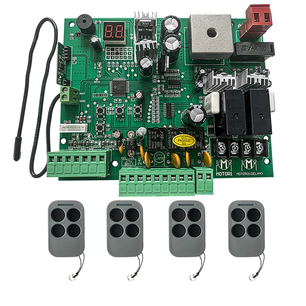 Carte PCB DC 24V pour ouvre-porte battante automatique à Double bras