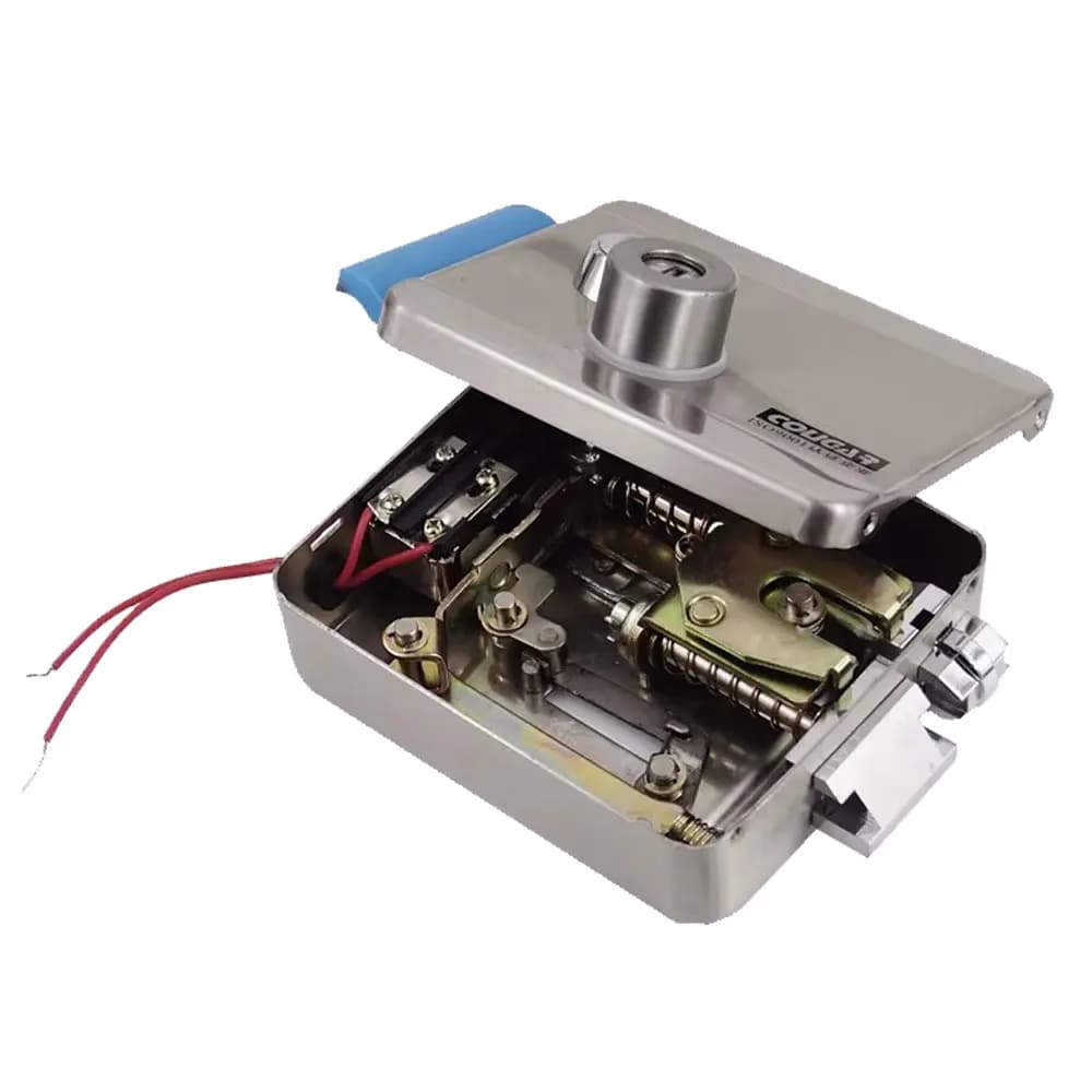 Serrure de porte électronique électrique DC 12V en acier inoxydable
