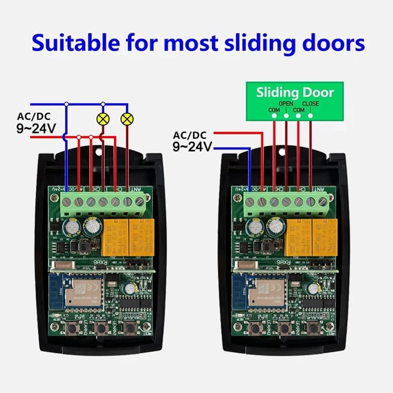 Travailler avec TUYA Récepteur AVIDSEN 114253 104250 104251 104257 104350 114235 104250 Télécommande de portail