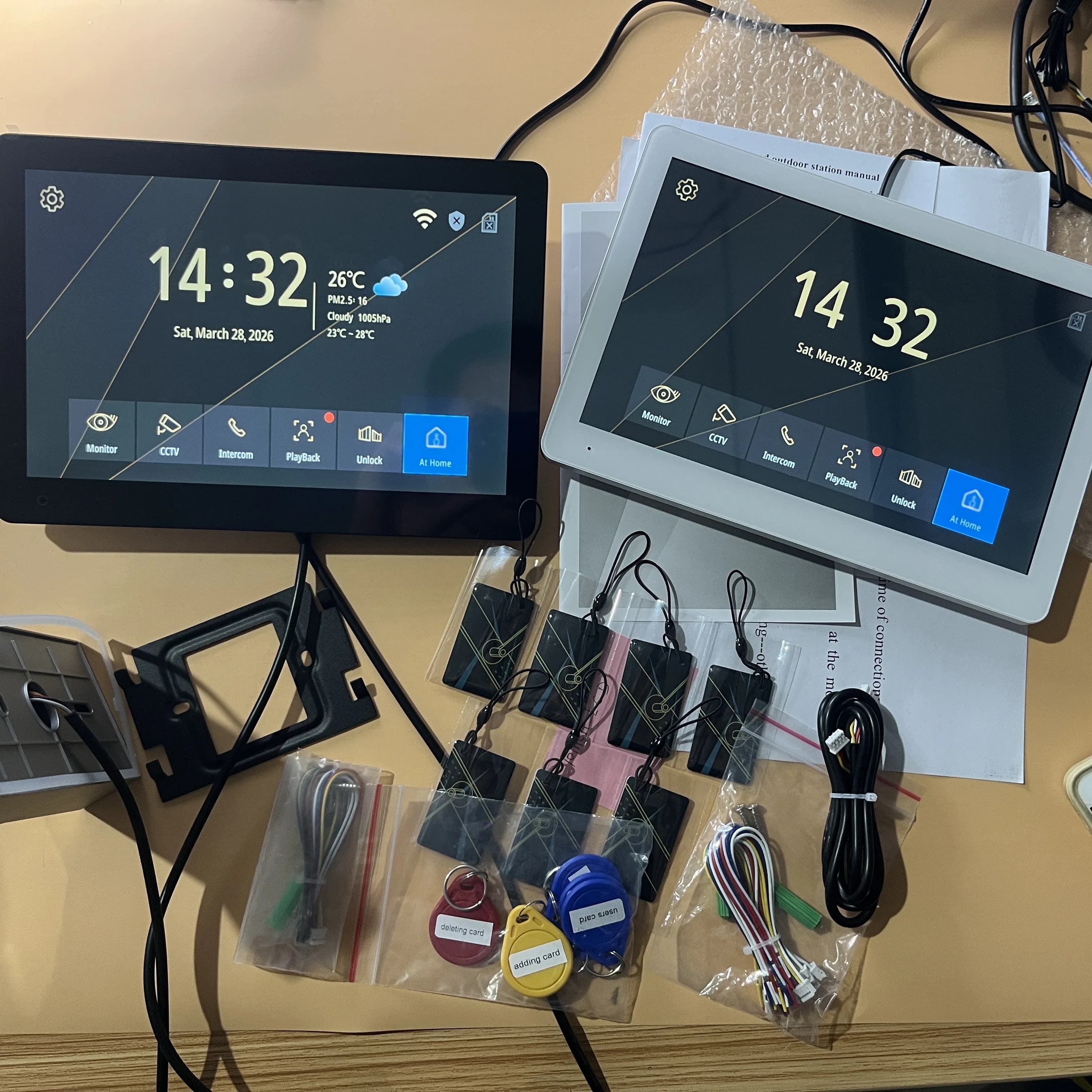 Interphone vidéo Wifi TuYa à 4 fils