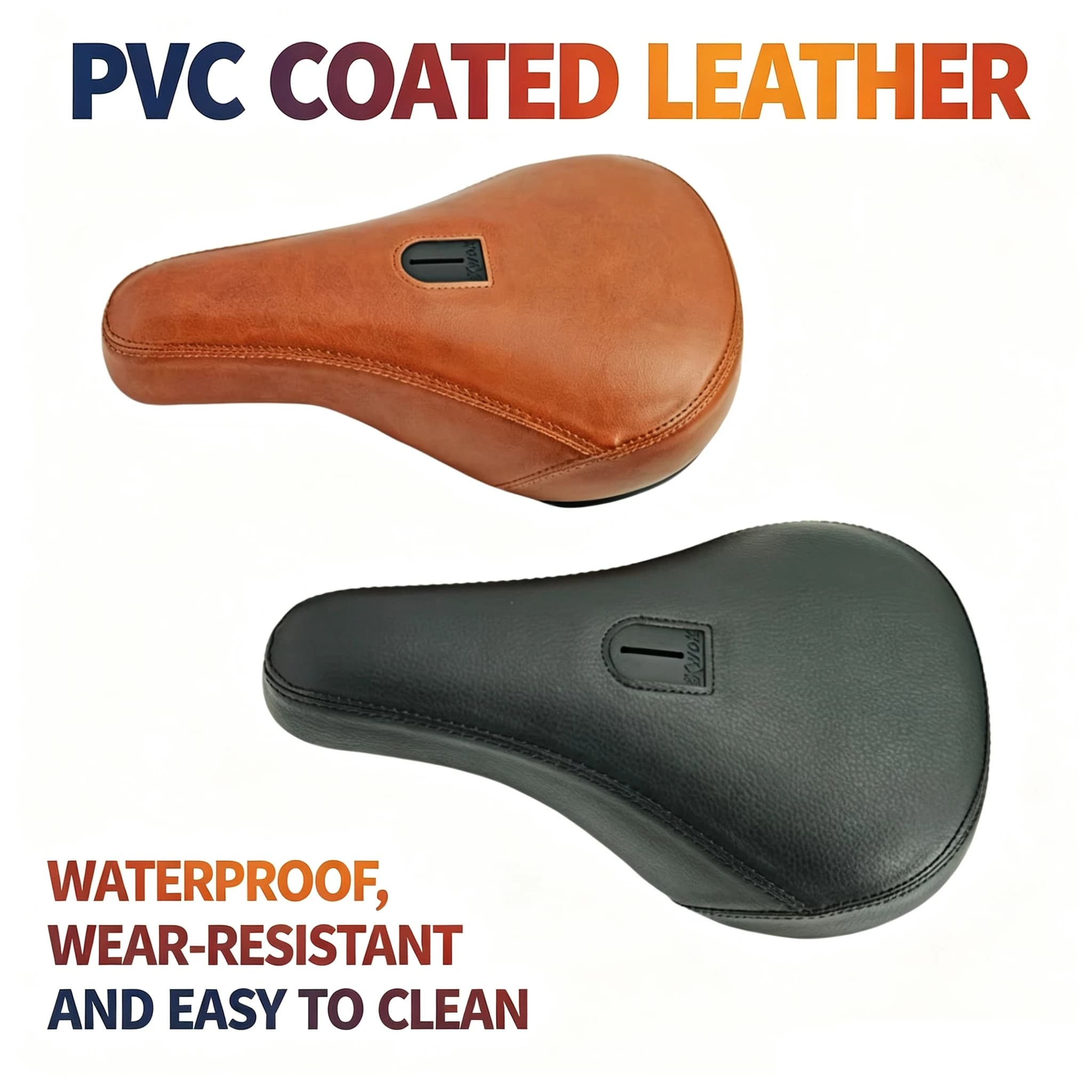 Selles de BMX, selle de vélo BMX, selle de vélo pour saut en terre, selle de vélo pour freestyle, selle de vélo pour cruiser, en cuir PVC, ultralégère, douce et confortable