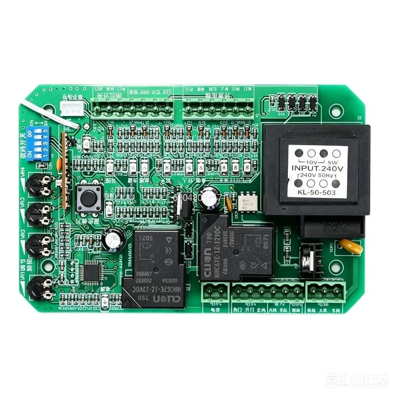 Carte de commande de circuit imprimé (PCB) pour moteur d'ouvre-porte coulissante PY600acn avec interrupteur de fin de