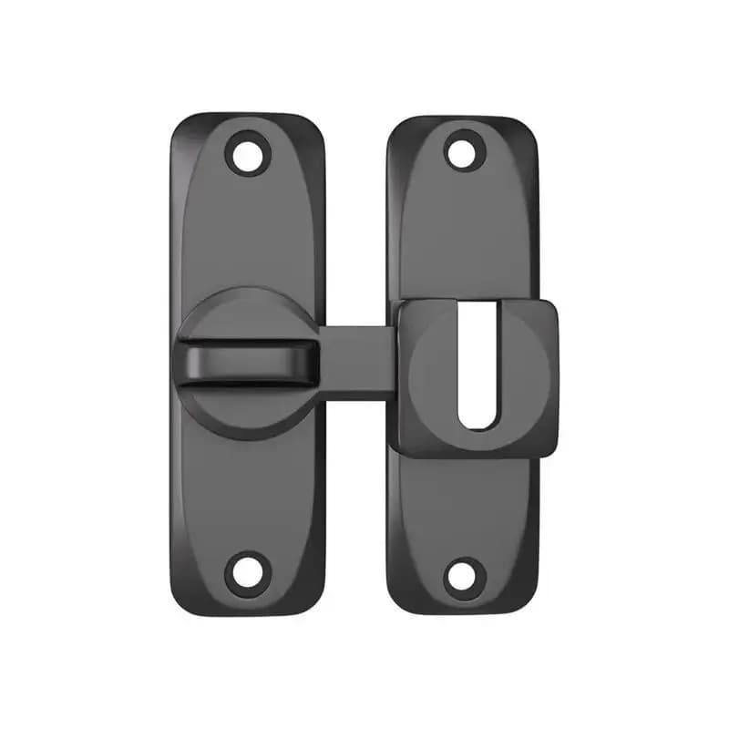 Serrure de porte à bascule à 90/180 degrés