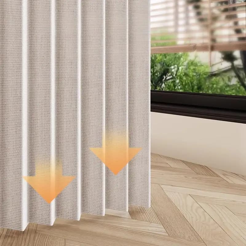Porte accordéon pliable