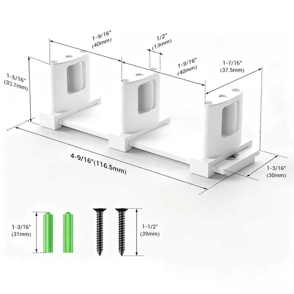 Guide de sol pour porte coulissante de placard