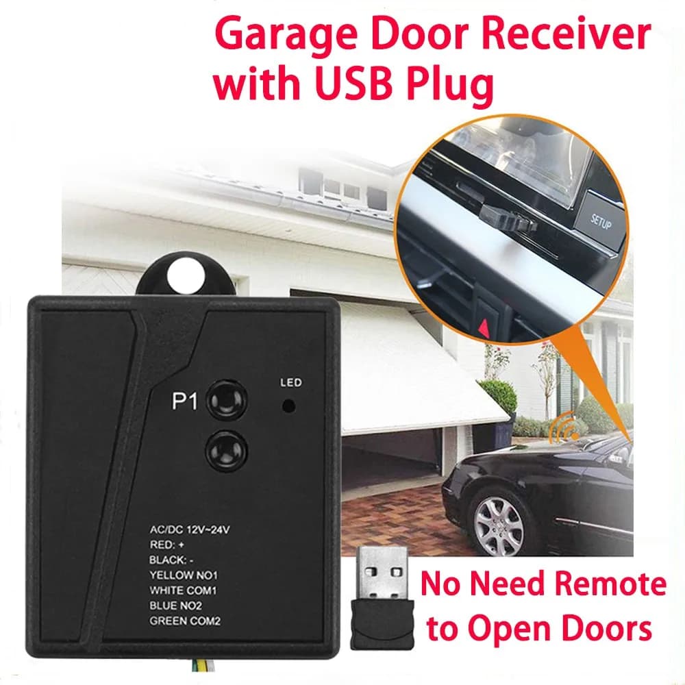 Récepteur d'ouverture à distance de porte de garage