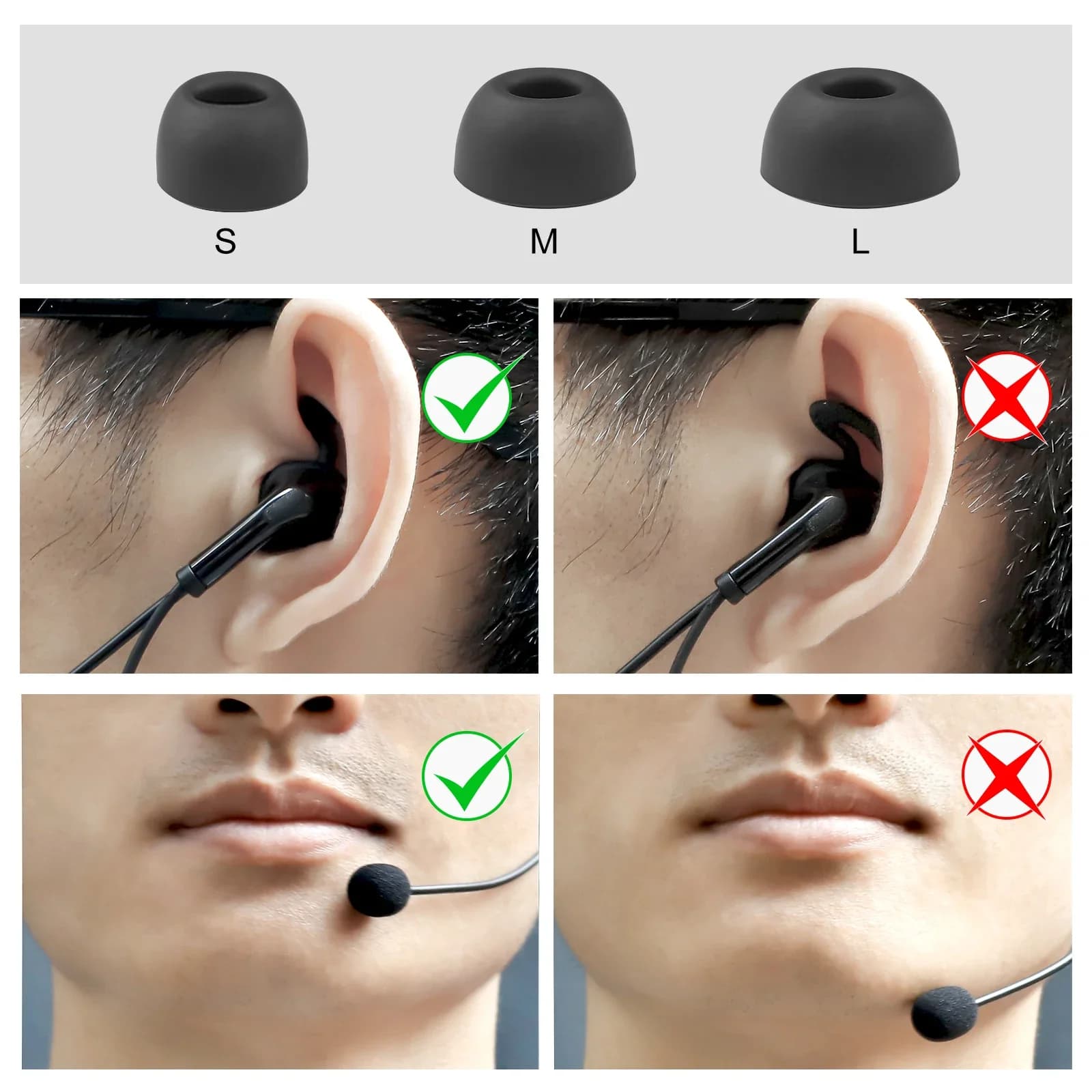 EJEAS – casque d'arbitre, Interface 3.5mm, PTT, crochet d'oreille, écouteur monaural, pour FBIM/V6C PRO/V4C PLUS/V6C/V4C avec bouton