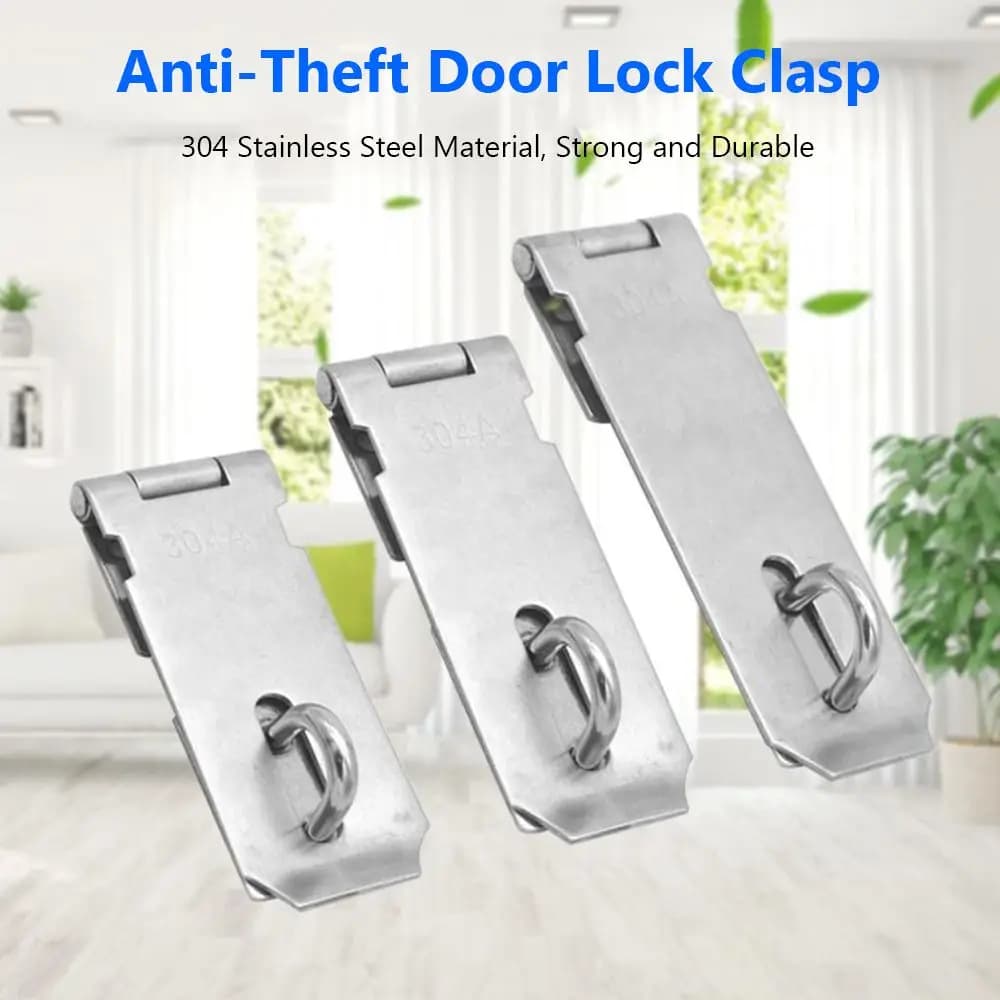 Fermoir de porte à loquet de cadenas