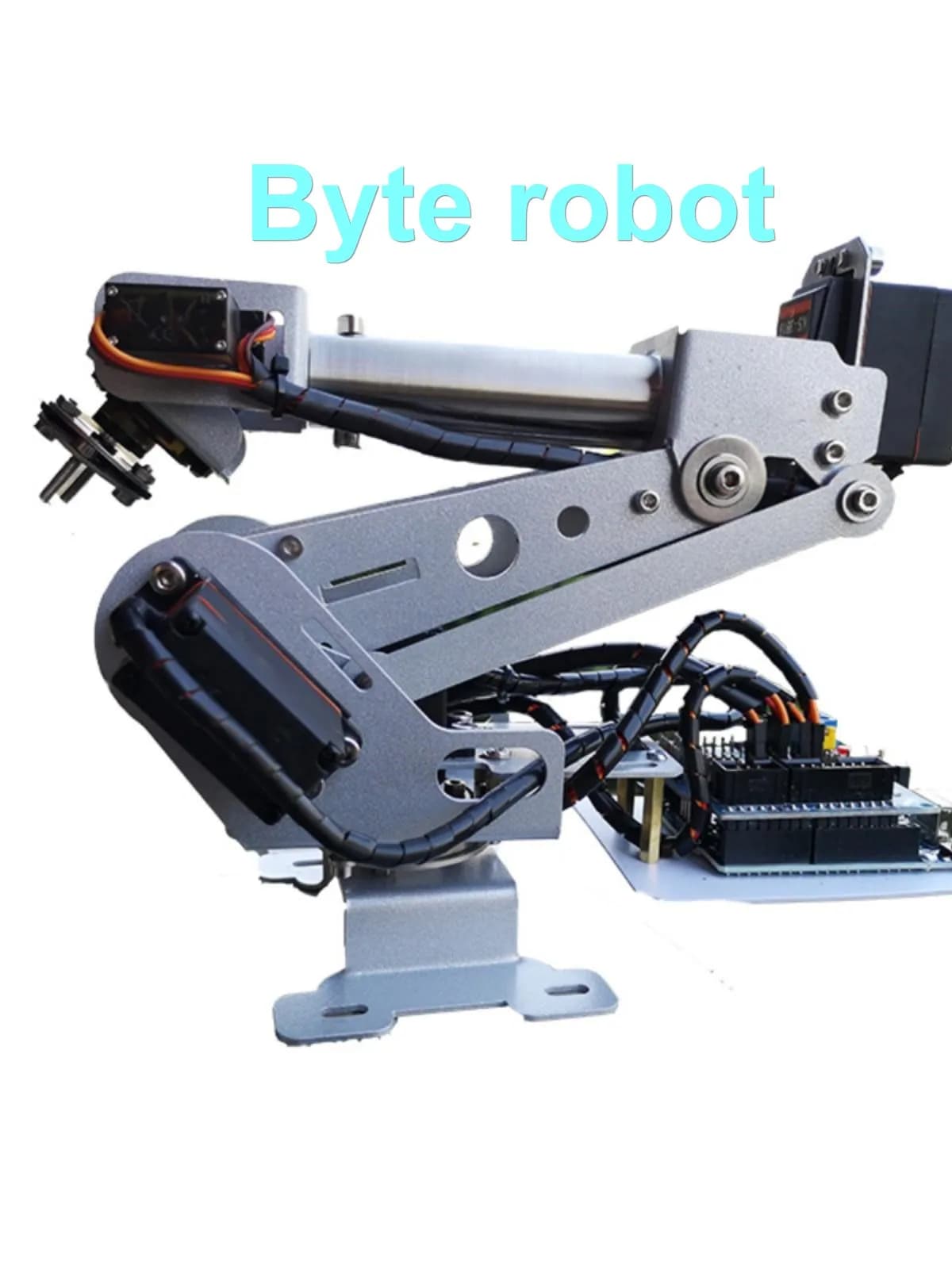 Bras mécanique 6 Dof, support en acier inoxydable, Servo KS3518, bras de Robot non assemblé pour Arduino pour Robot Programmable ESP32, Kit de bricolage