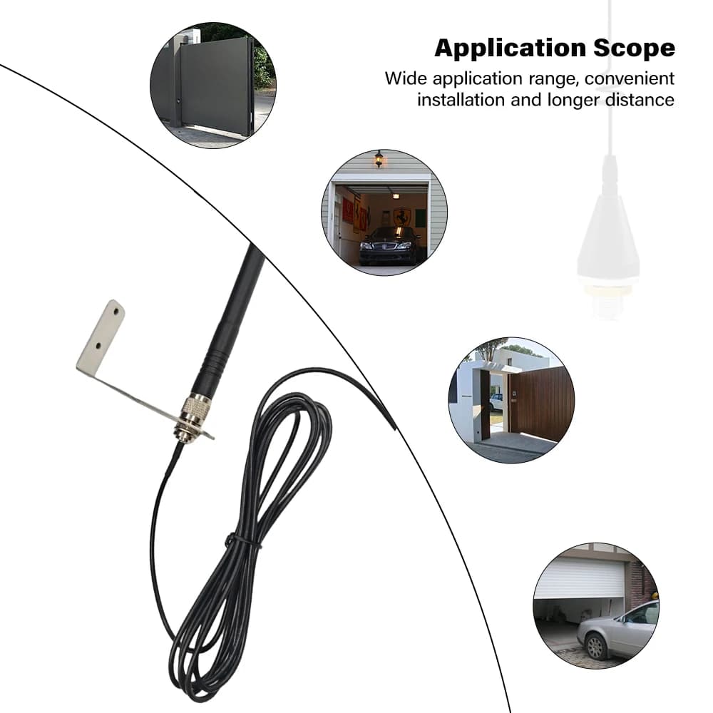 Antenne 868MHz à Gain élevé pour ouvre-porte/garage télécommandé