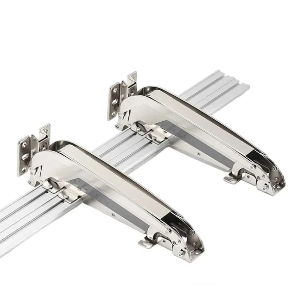 Ensemble de charnières pour porte coulissante avec ouverture latérale à 180 degrés