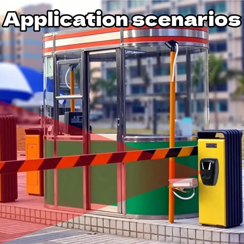 Détecteur infrarouge / Capteur infrarouge / Photocellules de sécurité infrarouges pour portail coulissant / portail battant / porte de garage / porte automatique sécurisée