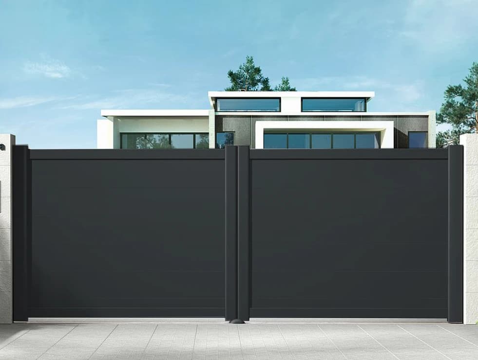 Porte de jardin en aluminium