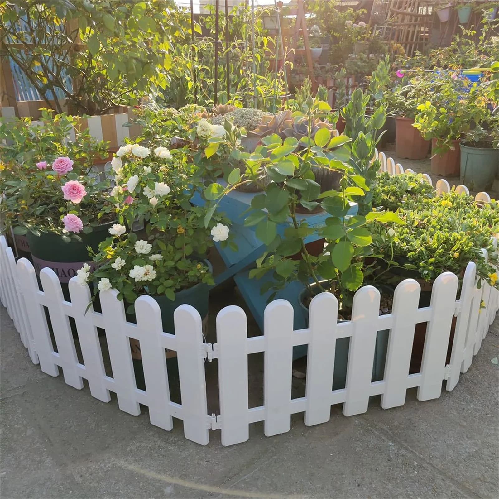 Clôture de piquet de jardin