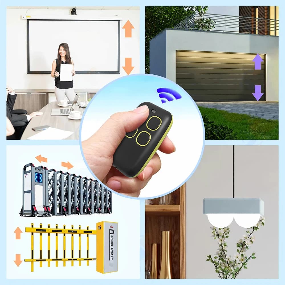 Télécommande universelle multi-fréquence pour porte de Garage, 280-868mhz, 433mhz, 315, 390, copieur et duplicateur