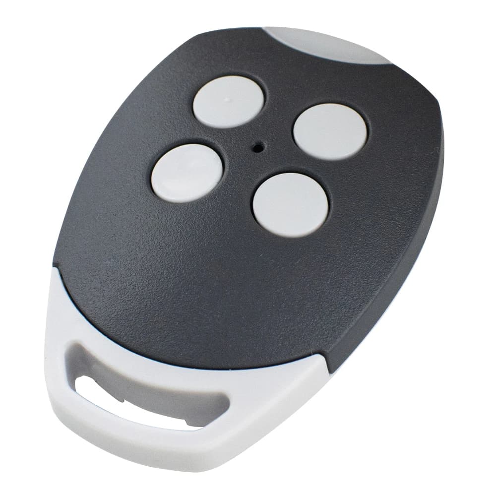 Télécommande de porte de garage Entrematic Zen 2 / Zen 4 noire à 2/4 boutons 433 MHz à code roulant compatible avec GOL4
