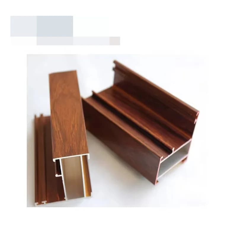 Profilé de porte coulissante invisible en aluminium