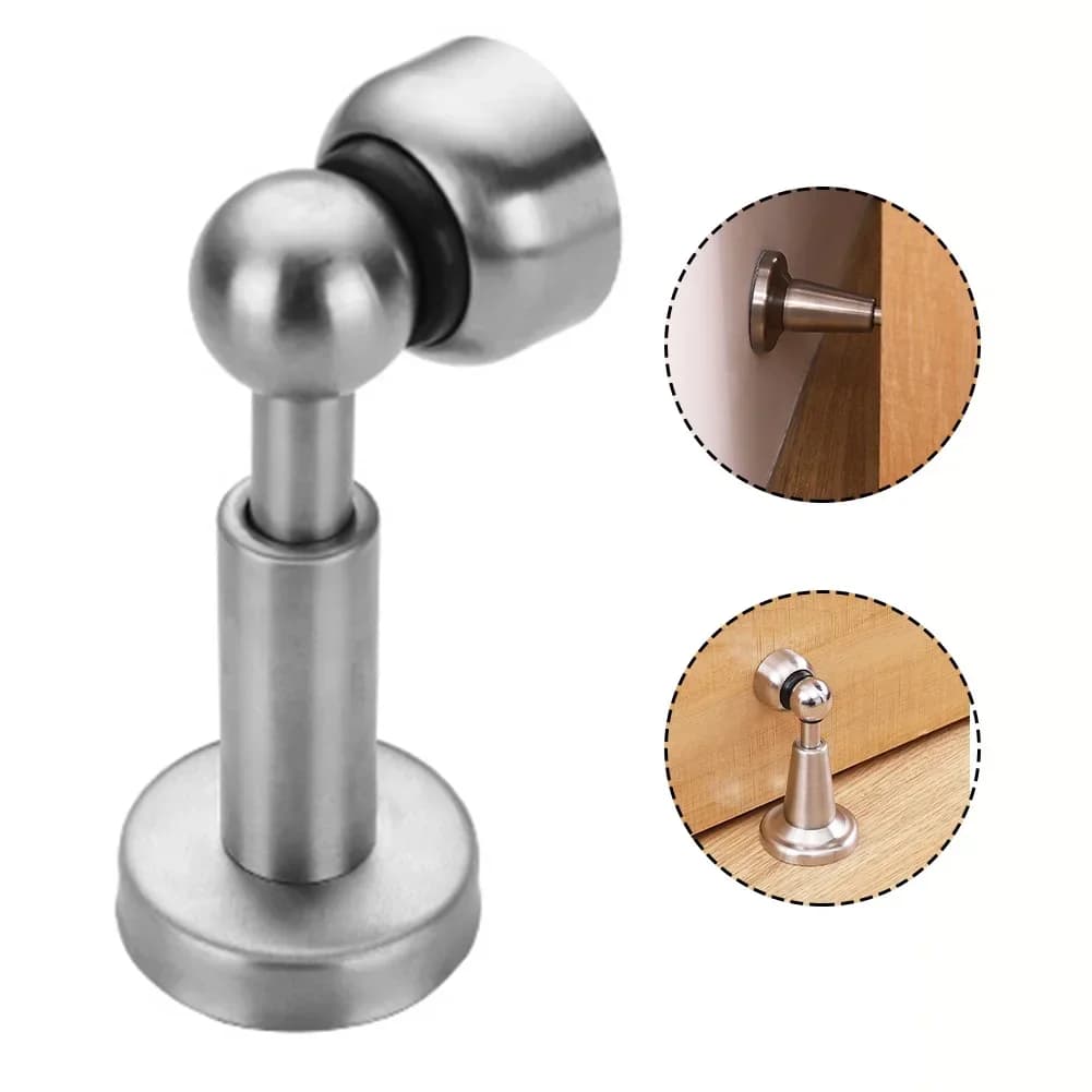 Butoir de porte magnétique en acier inoxydable