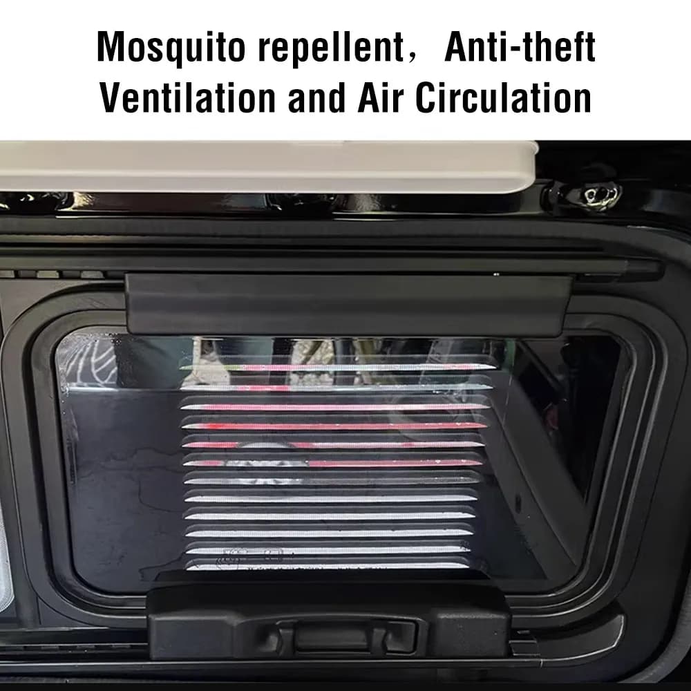 Grille de Ventilation avec écran tactile pour fenêtre coulissante large