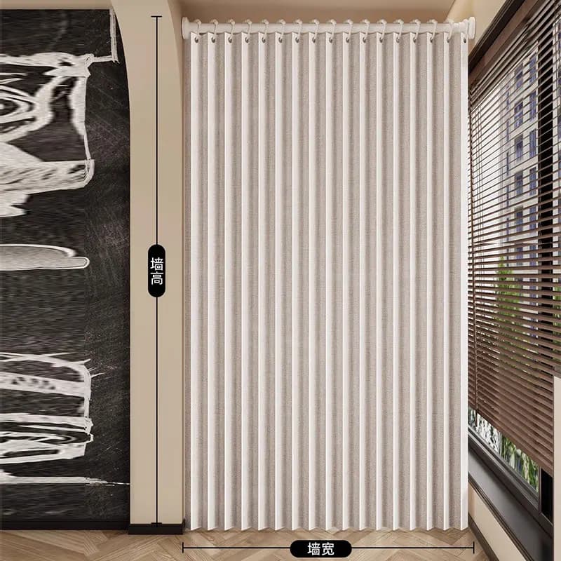 Porte accordéon pliable