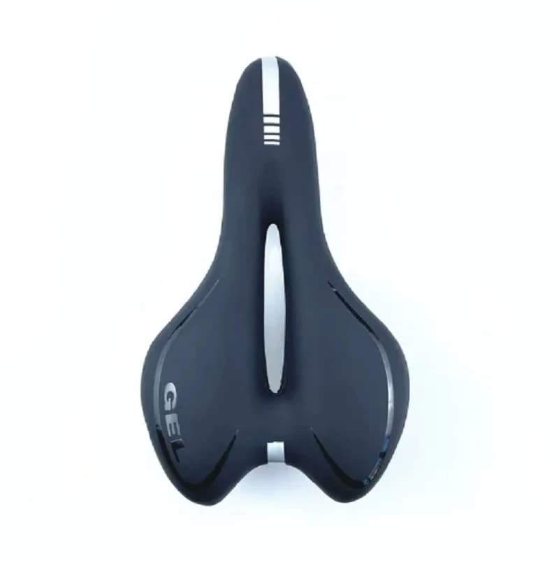 Selle de vélo en cuir PU antichoc et confortable, rembourrée en éponge, pour une expérience de cyclisme améliorée lors des contre-la-montre