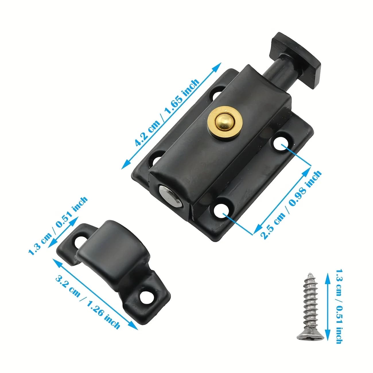 Loquets de porte en acier inoxydable