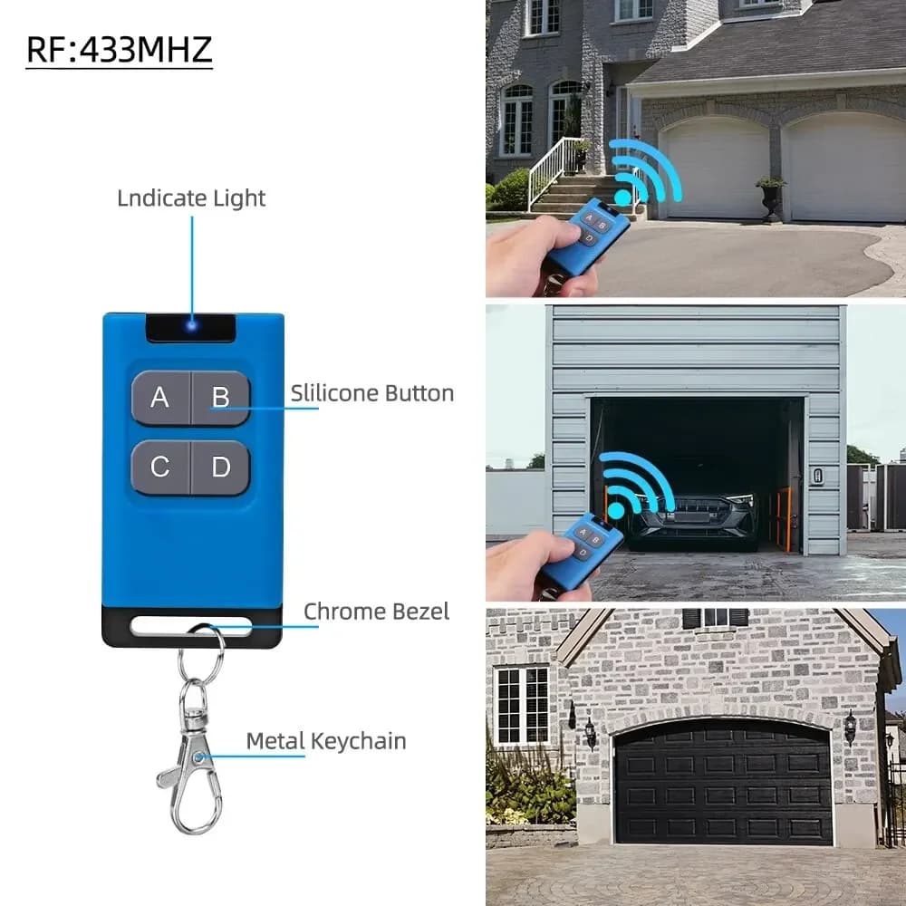 Ouvre-porte de Garage réplication universelle 433mhz