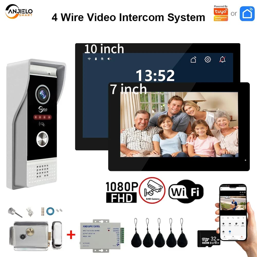 Système d'interphone intelligent ANJIELO pour la maison
