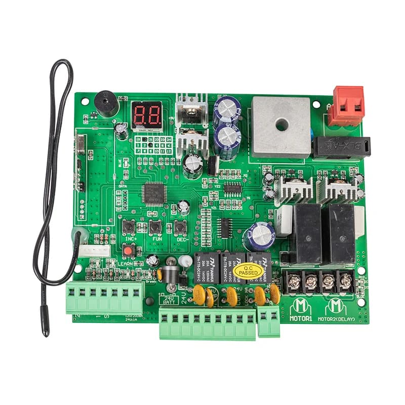 Carte de commande automatique d'opérateur de porte battante DC24V avec démarrage progressif avec quantité de télécommande en option