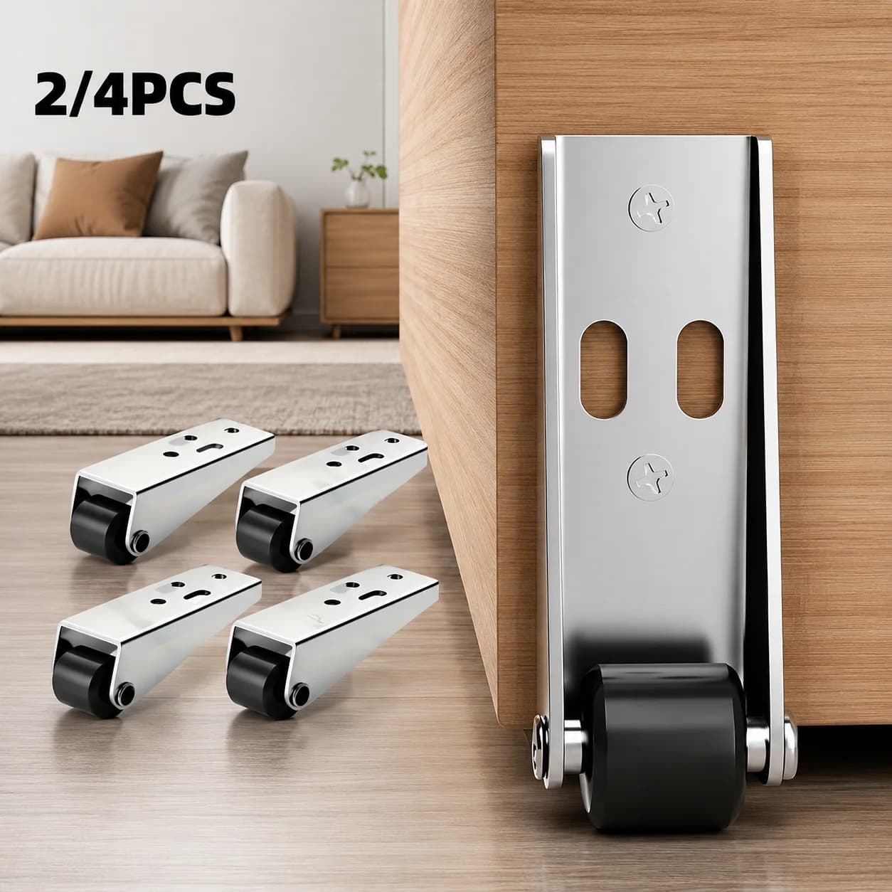 Roue inférieure de porte coulissante de 2/4 pièces