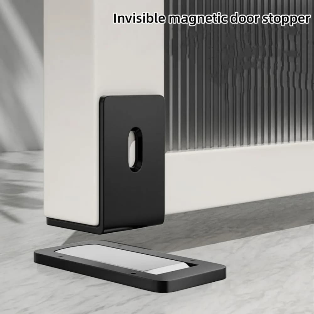 Butoir de porte magnétique Invisible en alliage d'aluminium
