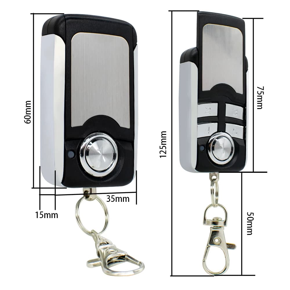 Télécommande de porte de garage / portail 868 MHz HSE4 HSE2 HSE1 HS5 HS4 HS1 868 BS HSE4-868-BS HSE2-868-BS HS5-868-BS HS4-868-BS