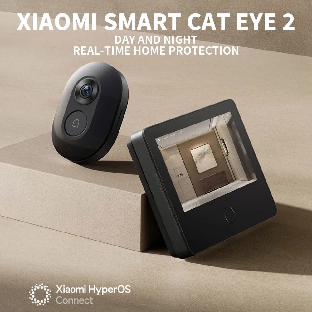 Caméra de porte intelligente Xiaomi Smart Cat Eye 2 WiFi sans fil