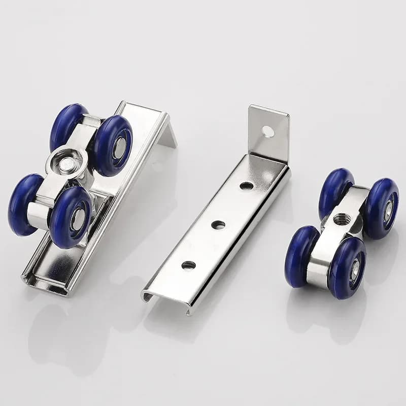 2 pièces/ensemble porte coulissante rouleau matériel portes coulissantes poulie 4/8 roues maison chambre