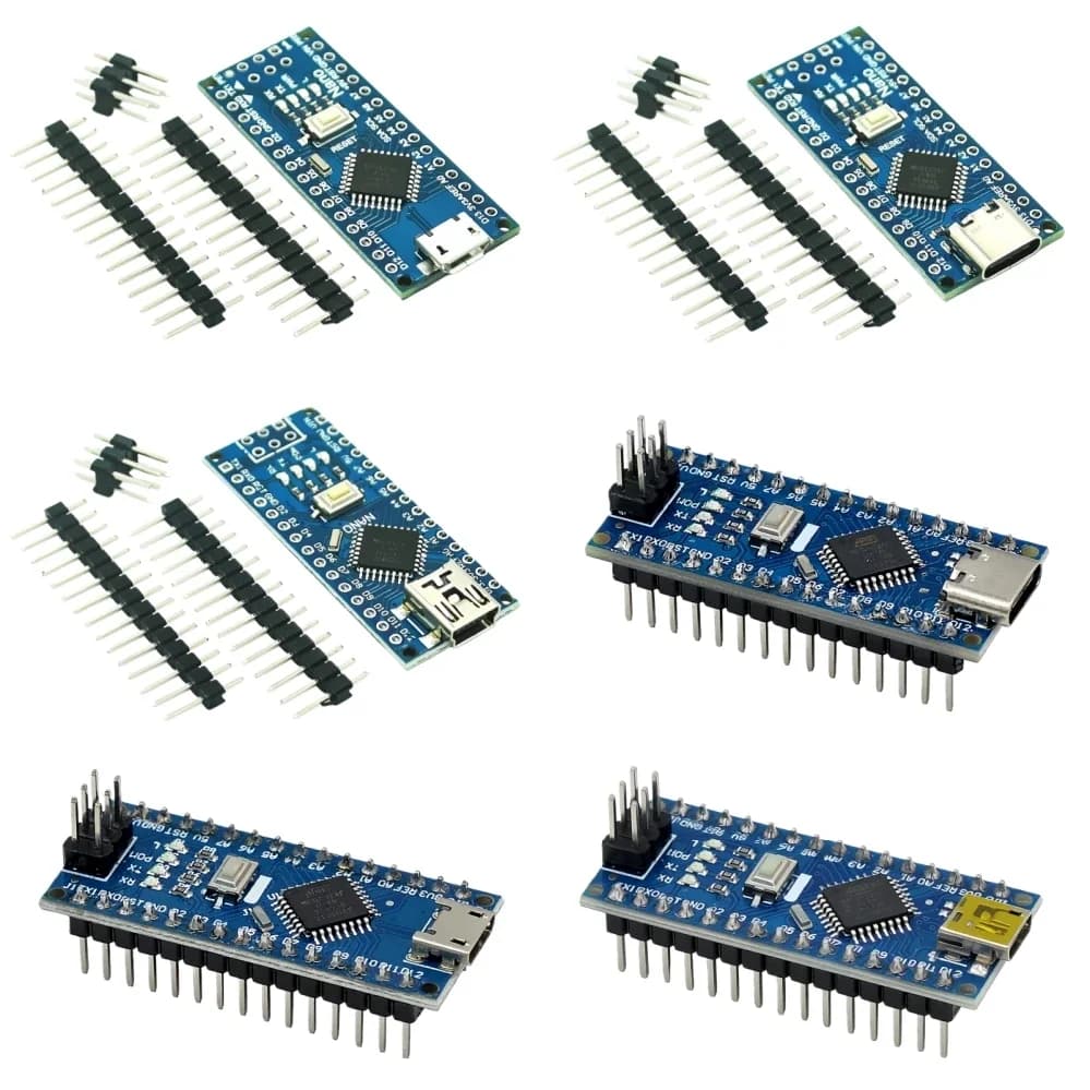 Carte de développement Arduino NANO V3.0 ATMEGA328PB, Module de pilote CH340, Mini/type-c/Micro USB, carte d'extension de bouclier NANO IO