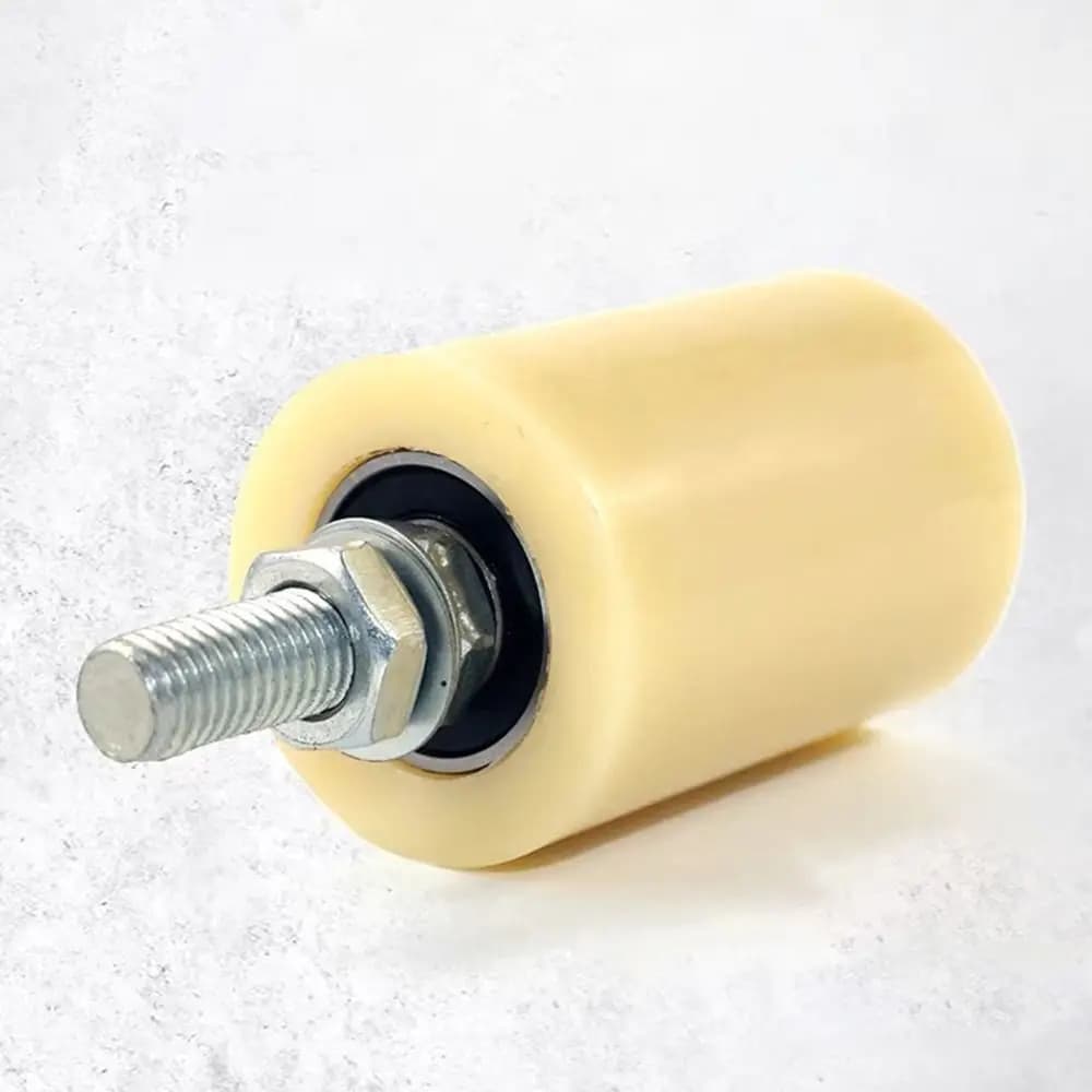 Rouleau de guidage de portail coulissant en nylon durable