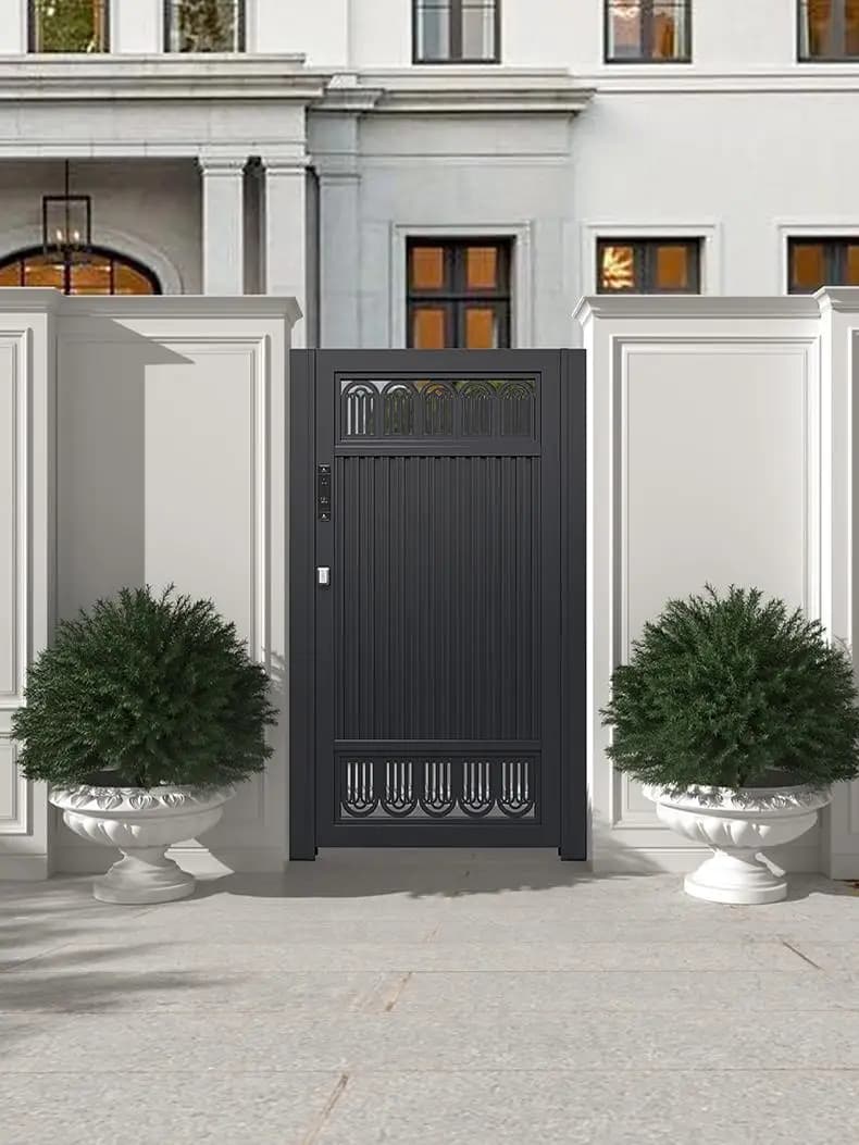 Porte coulissante intelligente en aluminium