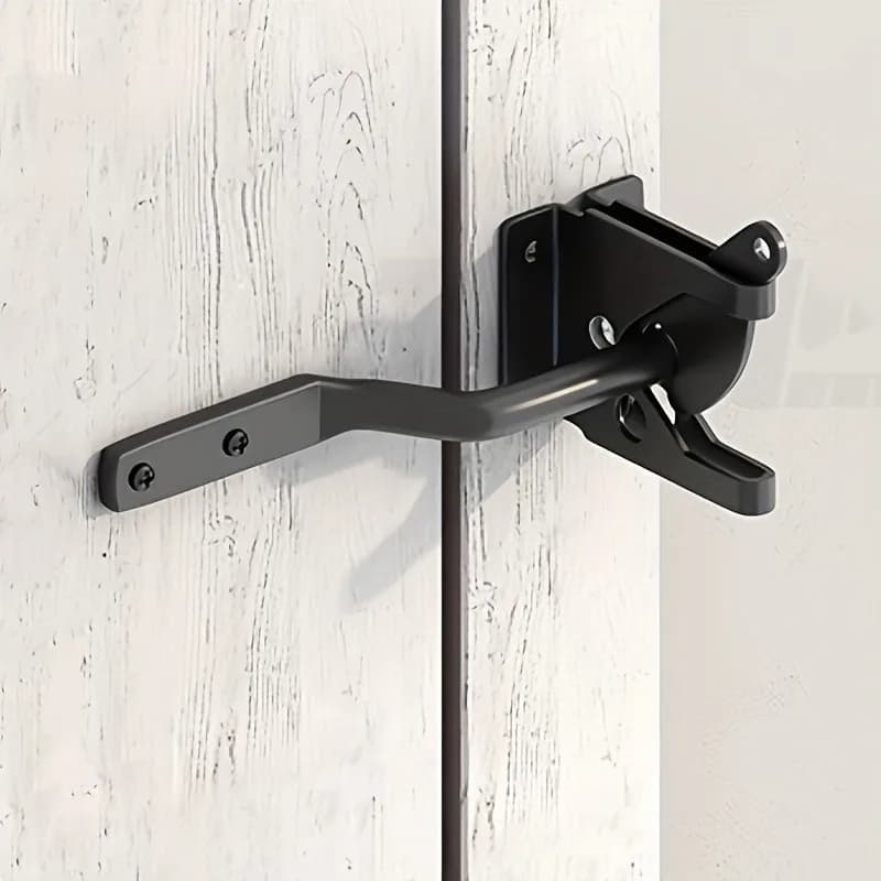 Loquet de porte automatique avec boulon pour clôture de jardin de pâturage
