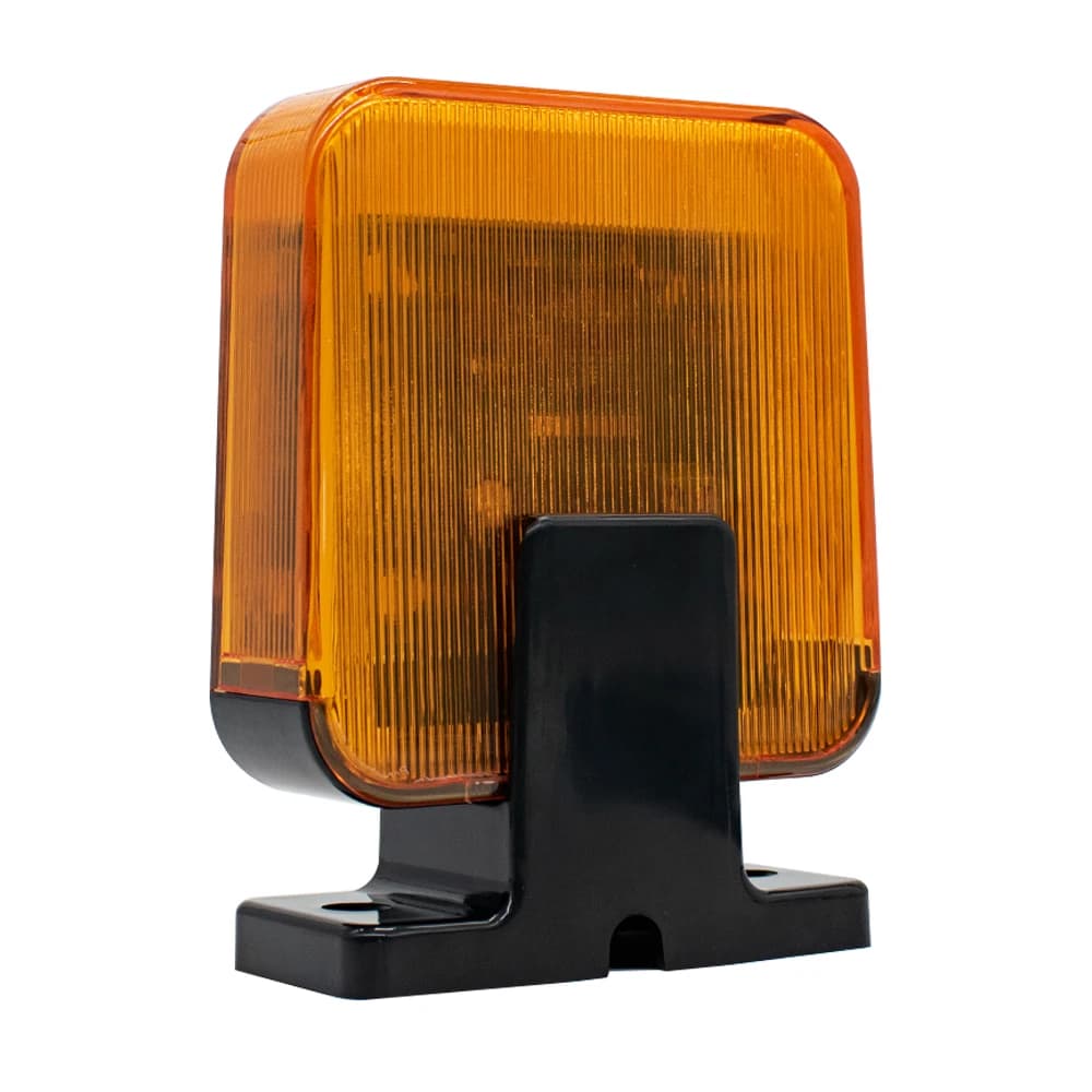 Lampe d'alerte clignotante DC12V à 265VAC pour ouvre-porte de garage automatique à portail battant (sans son)