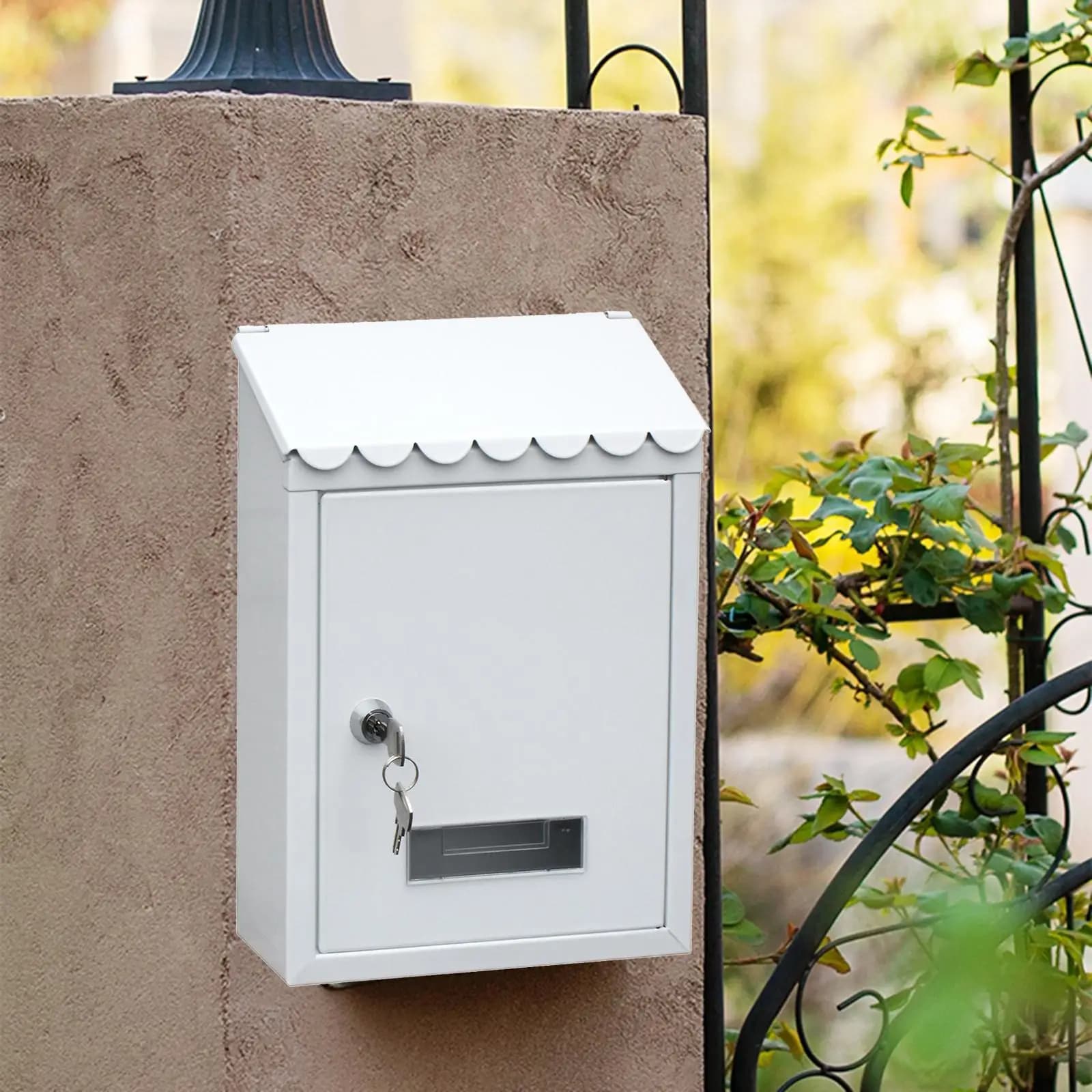 Boîte aux lettres sécurisée 22x6.5x30cm pour maison