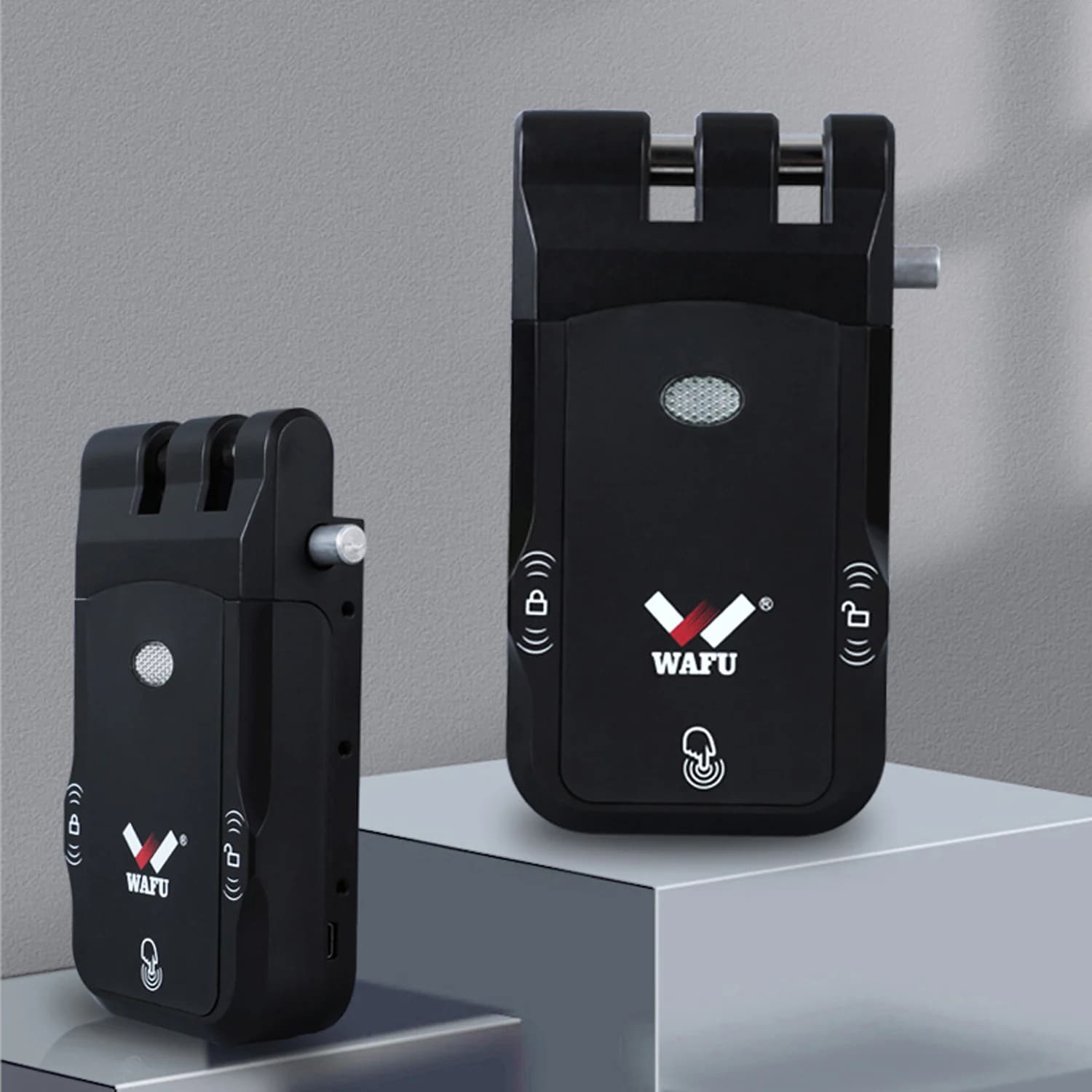 WAFU serrure de porte intelligente sans fil à distance Inivisble Fechadura Inteligente