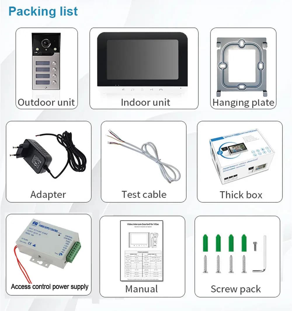 Visiophone pour appartement/famille