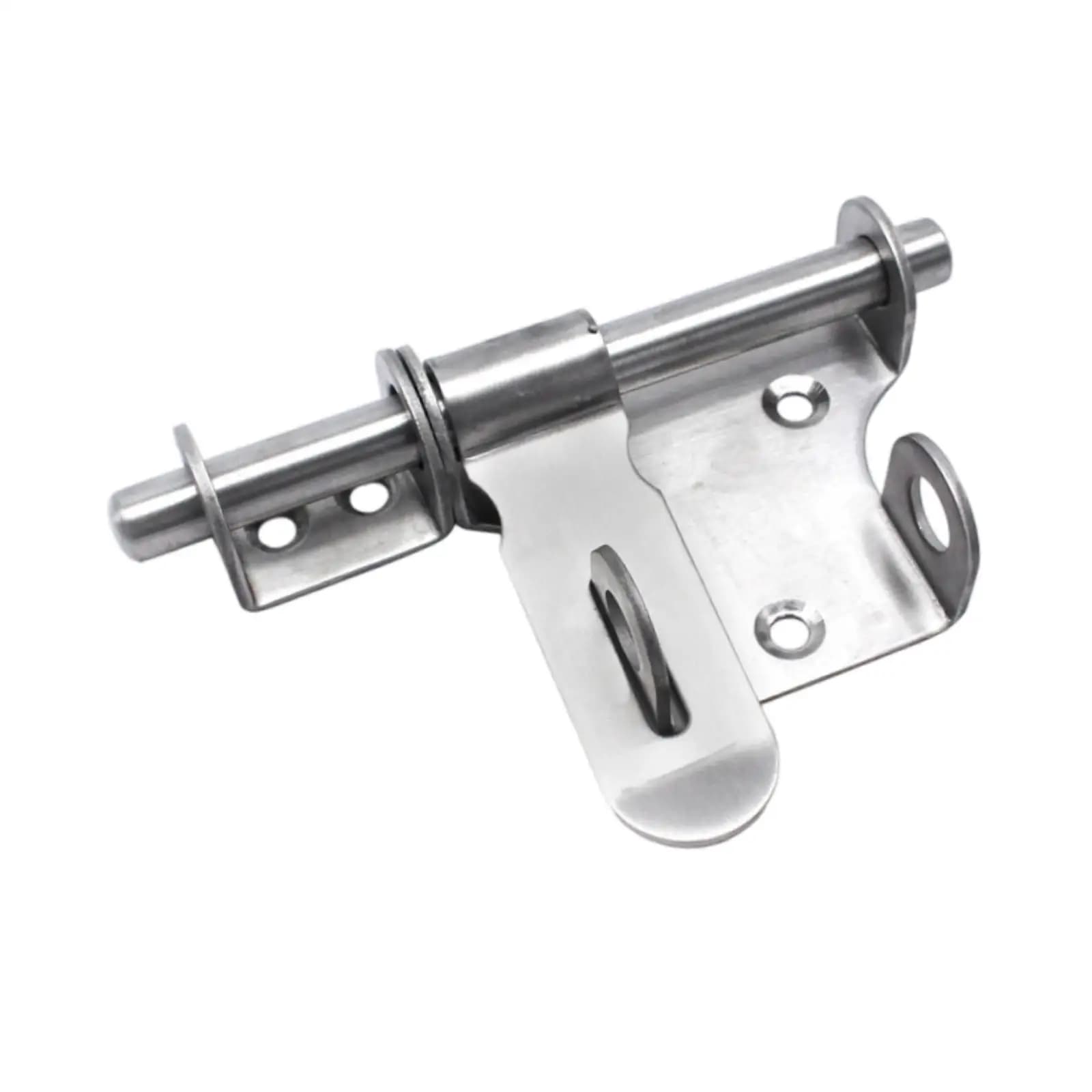 Loquet de sécurité coulissant en métal antirouille avec trou pour cadenas