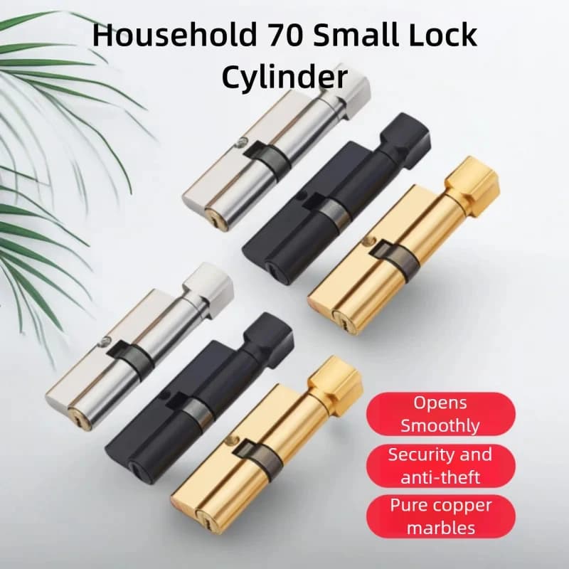 Cylindre de serrure de porte en aluminium