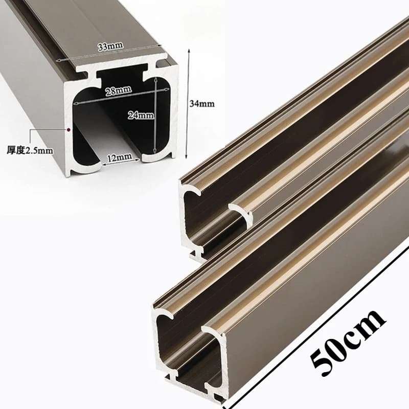 Amortisseur hydraulique bidirectionnel pour porte coulissante