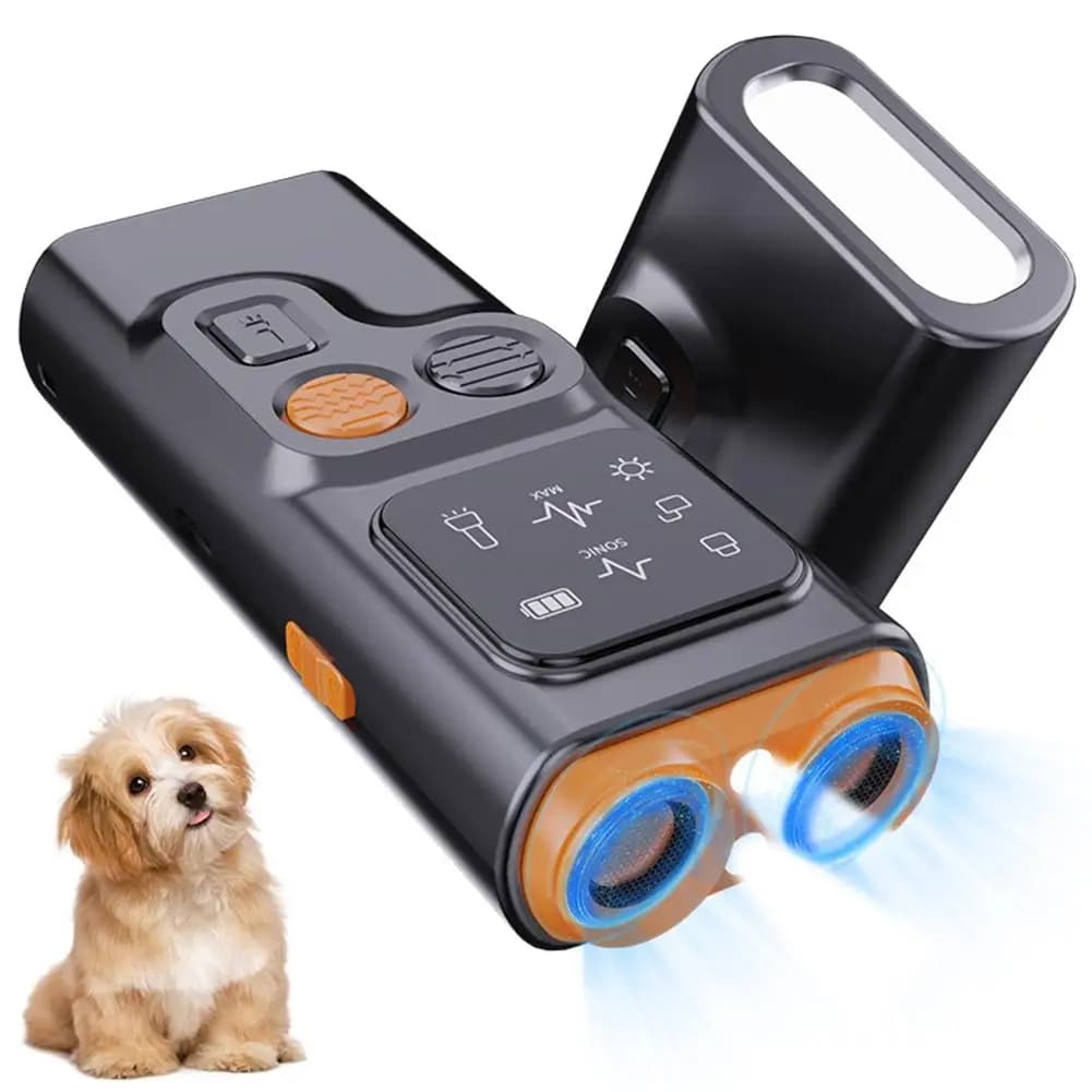 Dispositif anti-aboiement pour chiens, dispositif anti-aboiement, écran HD, lampe de poche LED, arrêt des mauvais comportements, Z3H0