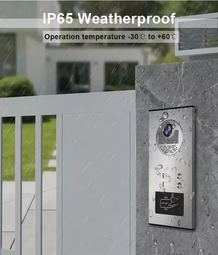 Système de vidéophone ANJIELO 7 pouces à 4 câbles